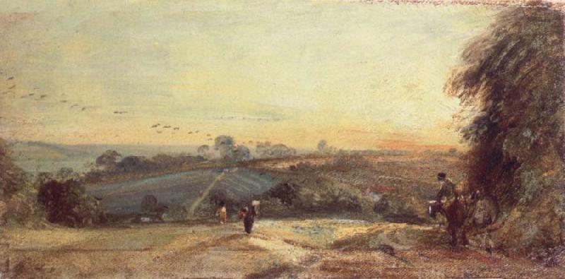 John Constable Autumnal Sunset Germany oil painting art